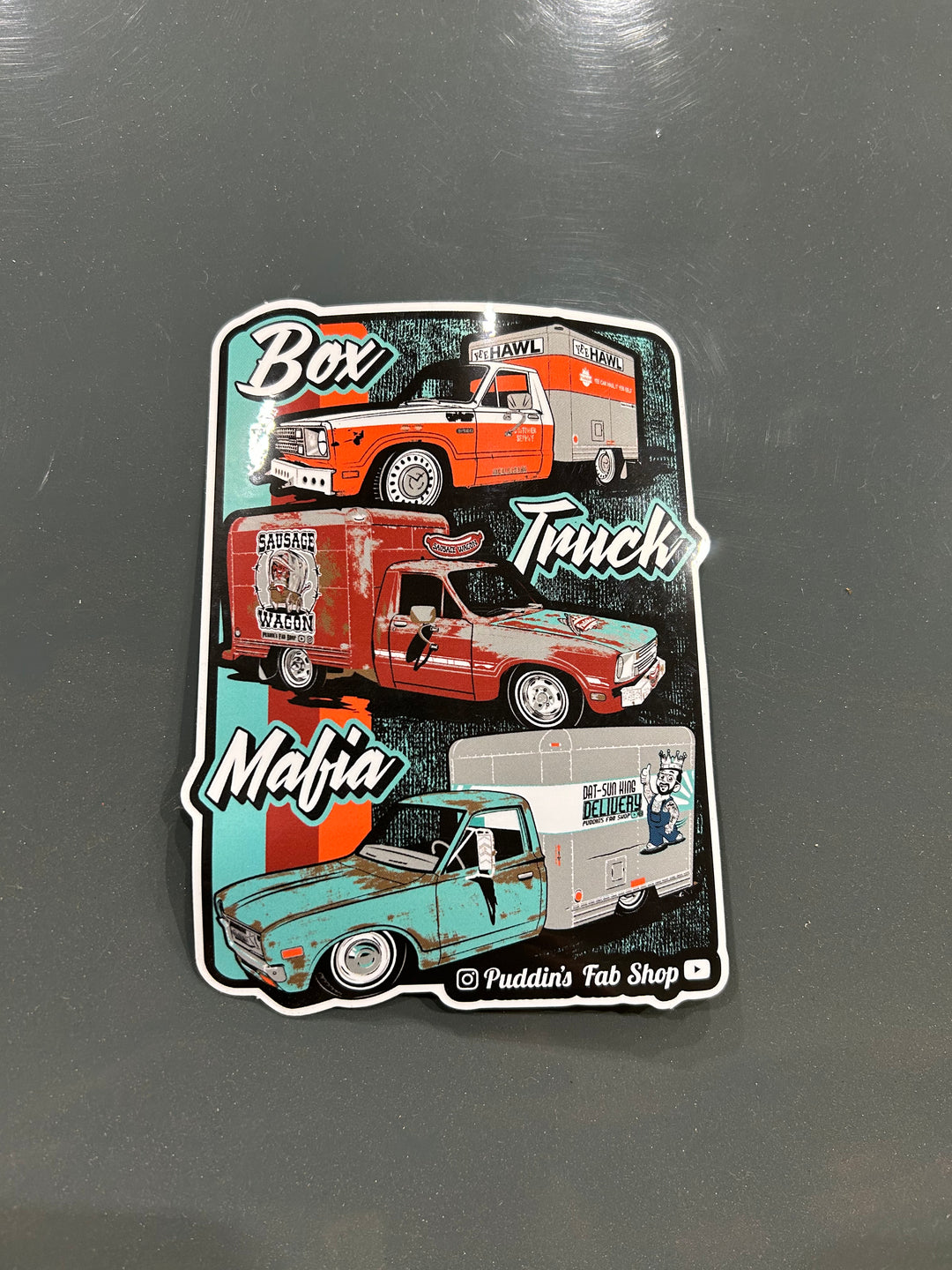 Sticker Fab *Box Truck Mafia Sticker – Puddin's Fab Shop