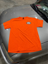 Load image into Gallery viewer, ORANGE HI VIS Puddin's Logo S/S Tee
