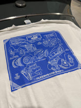 Load image into Gallery viewer, MODEL A Plan Tee Shirt (WHITE)
