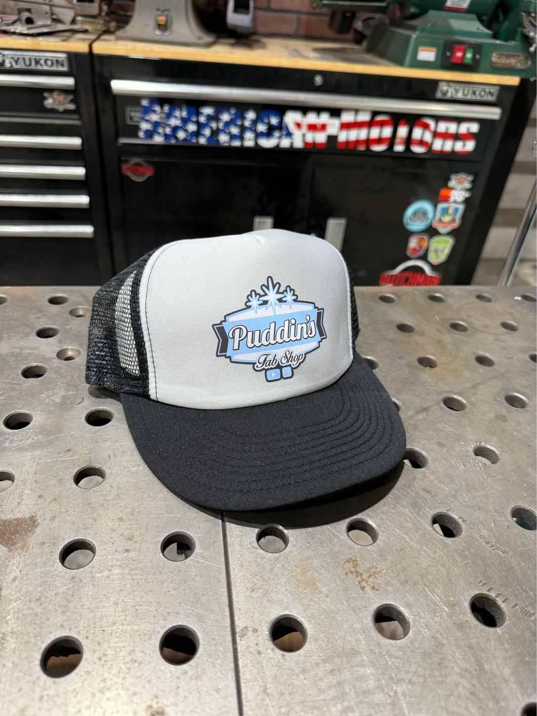 Light Grey front/Black Foam Hat