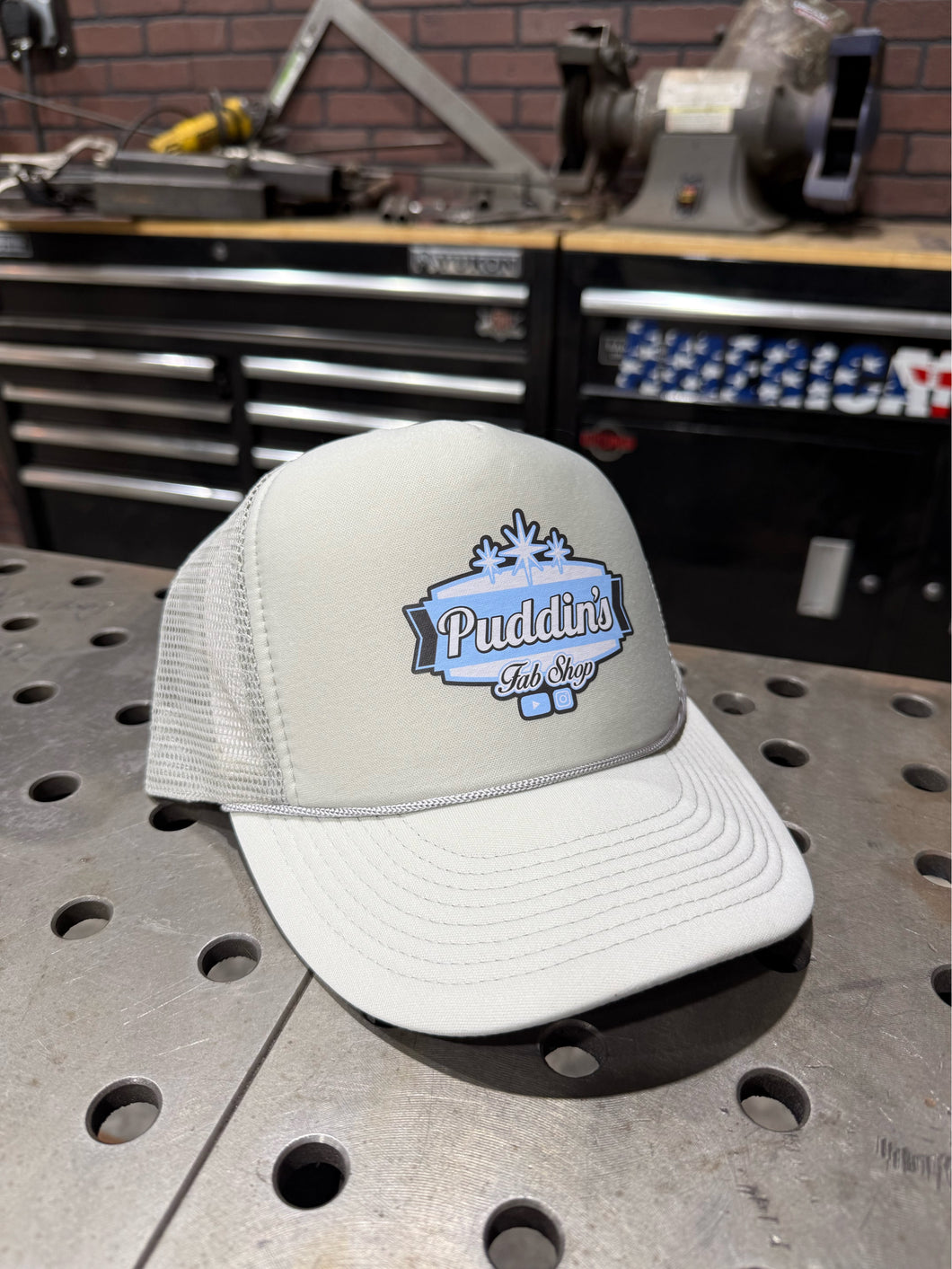 Light Grey ALL Foam Hat