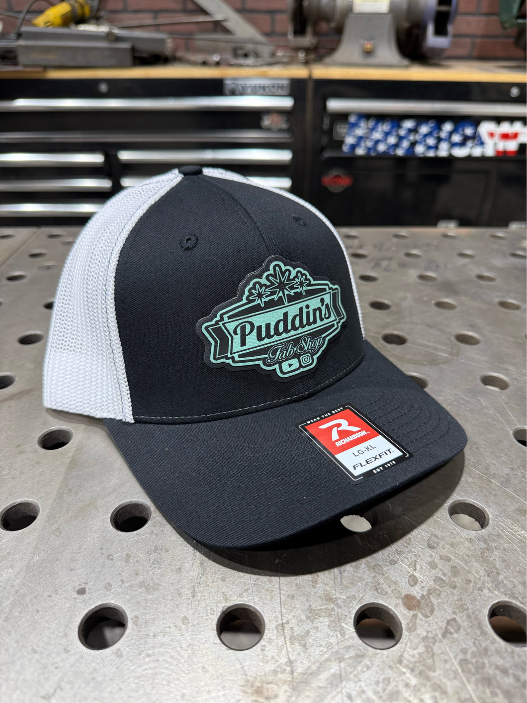 Black/White/Teal FLEX FIT