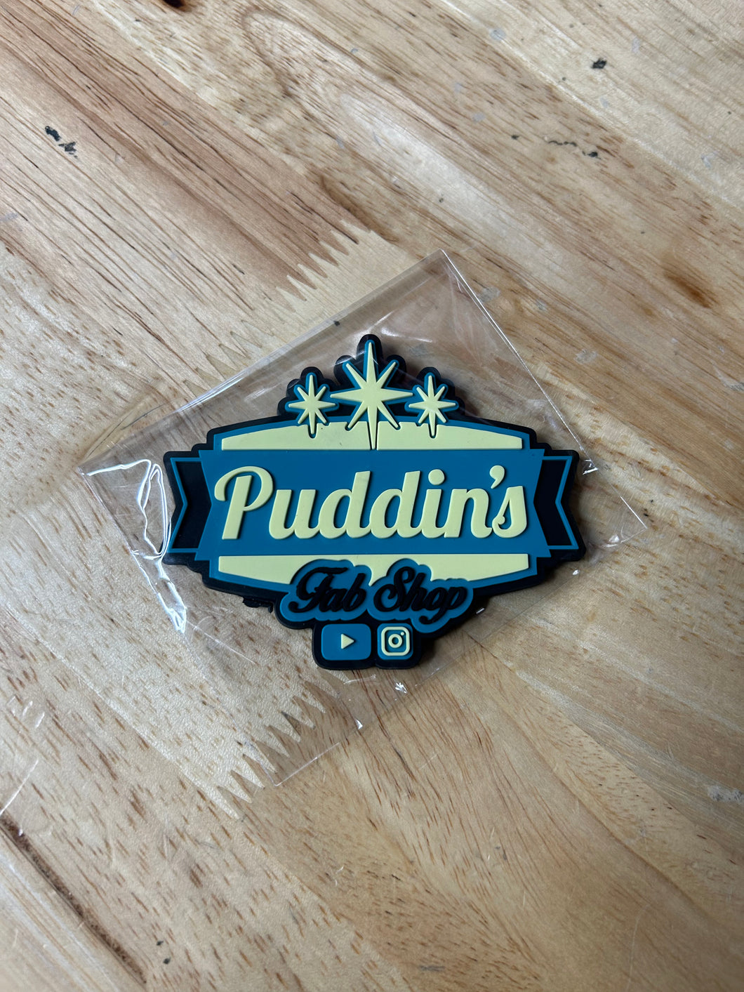 Puddins Logo MAGNET