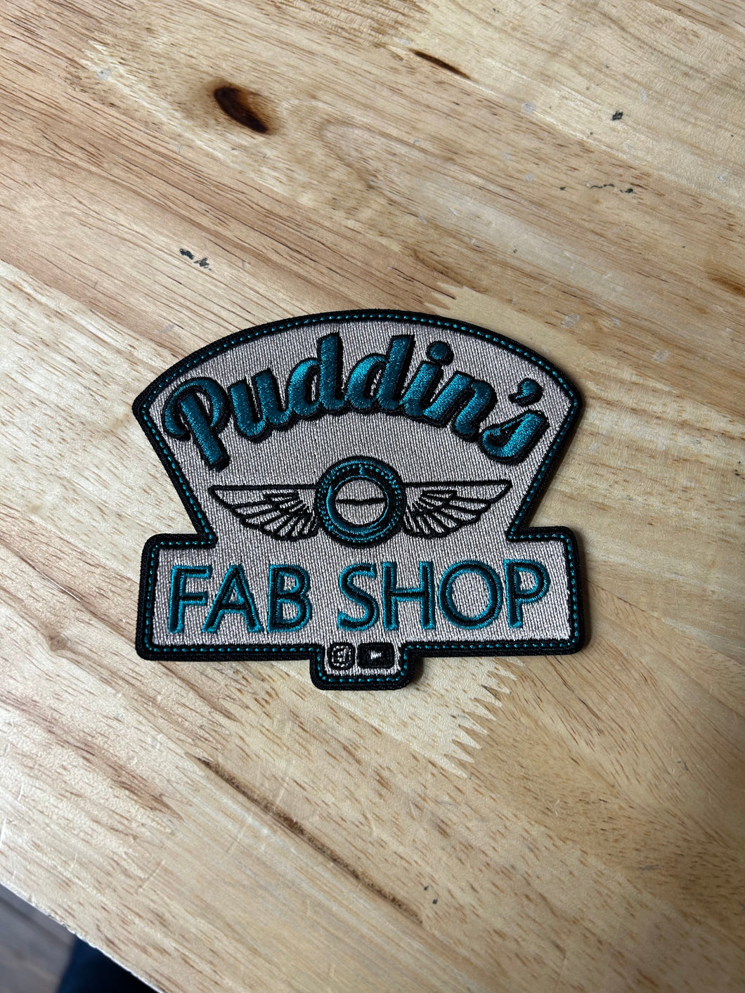NEW Puddin's Logo IRON ON PATCH