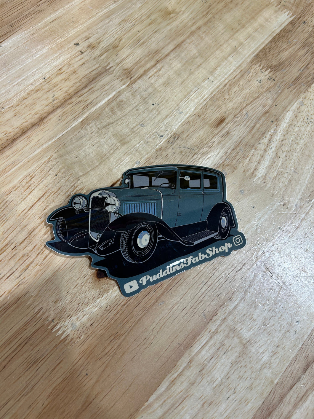 *Model A Angle View Sticker