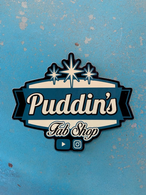 *Puddin's Logo LARGE Sticker